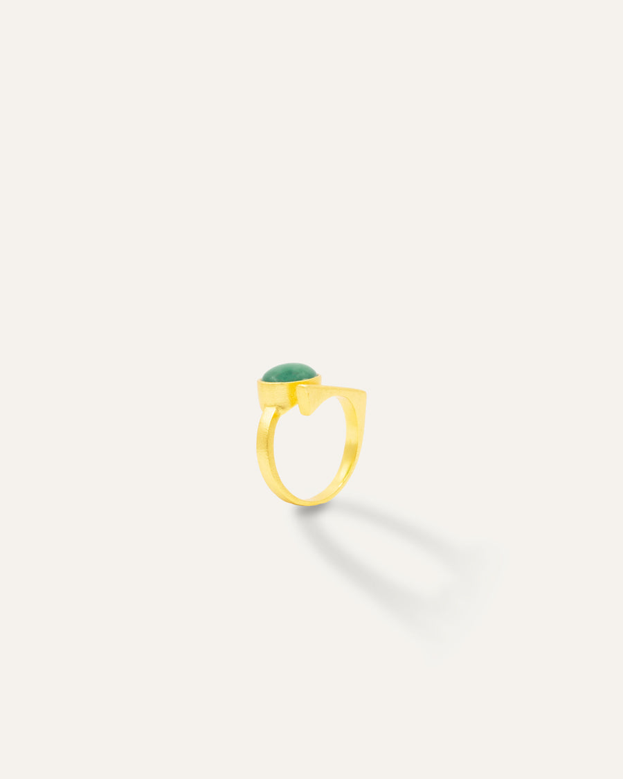 Green Onyx Indra Ring