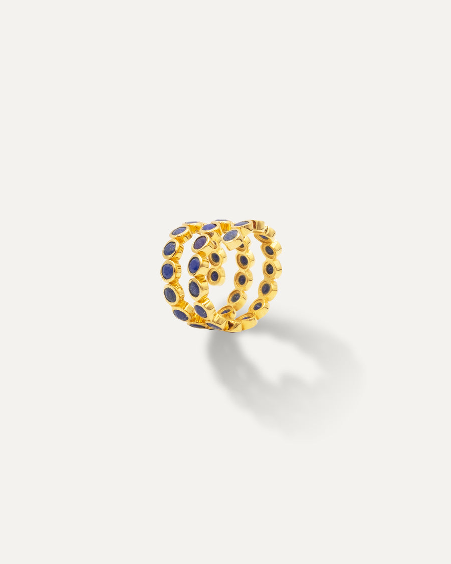 Golden Lapislazuli Inder Ring
