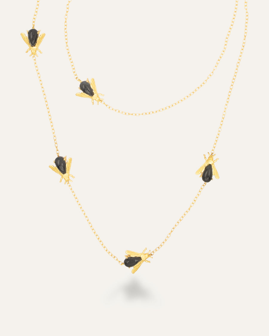 Golden Makhi Necklace