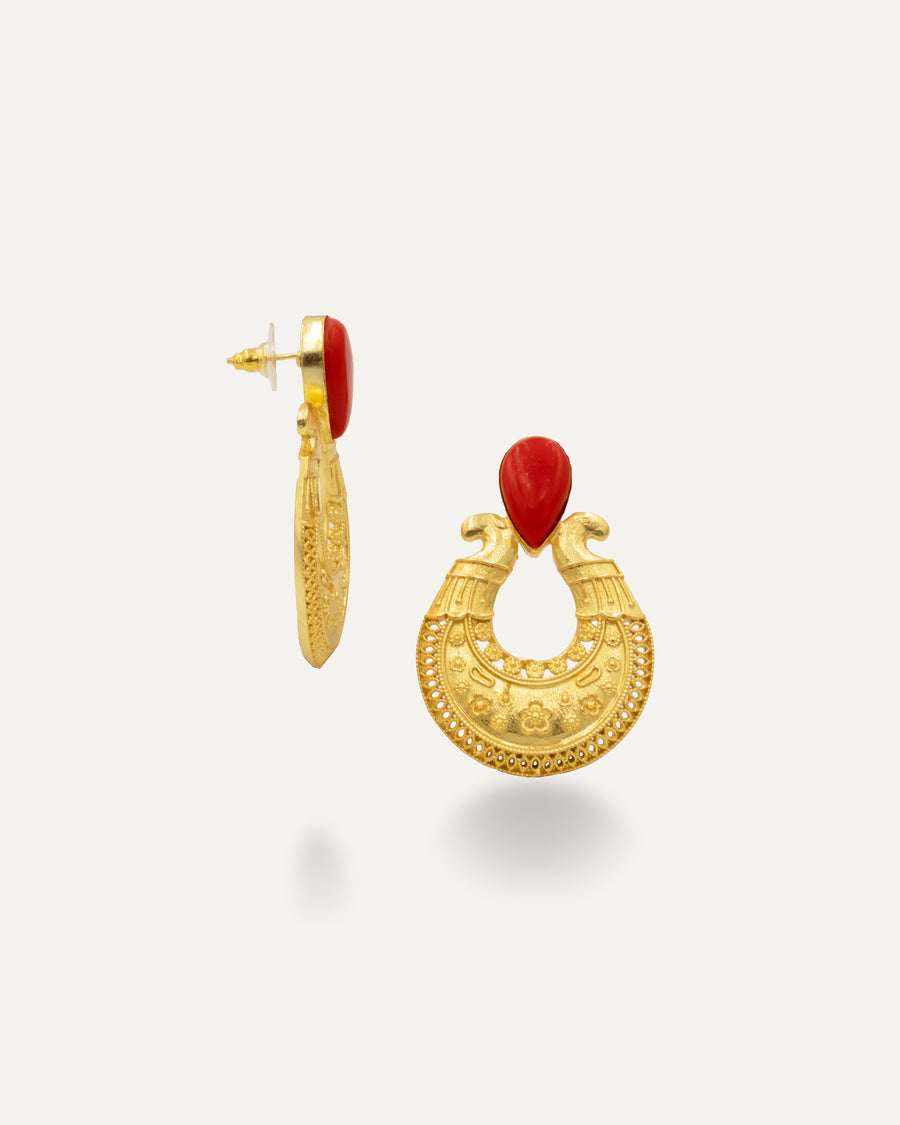 Cordoba Red Onyx Earrings
