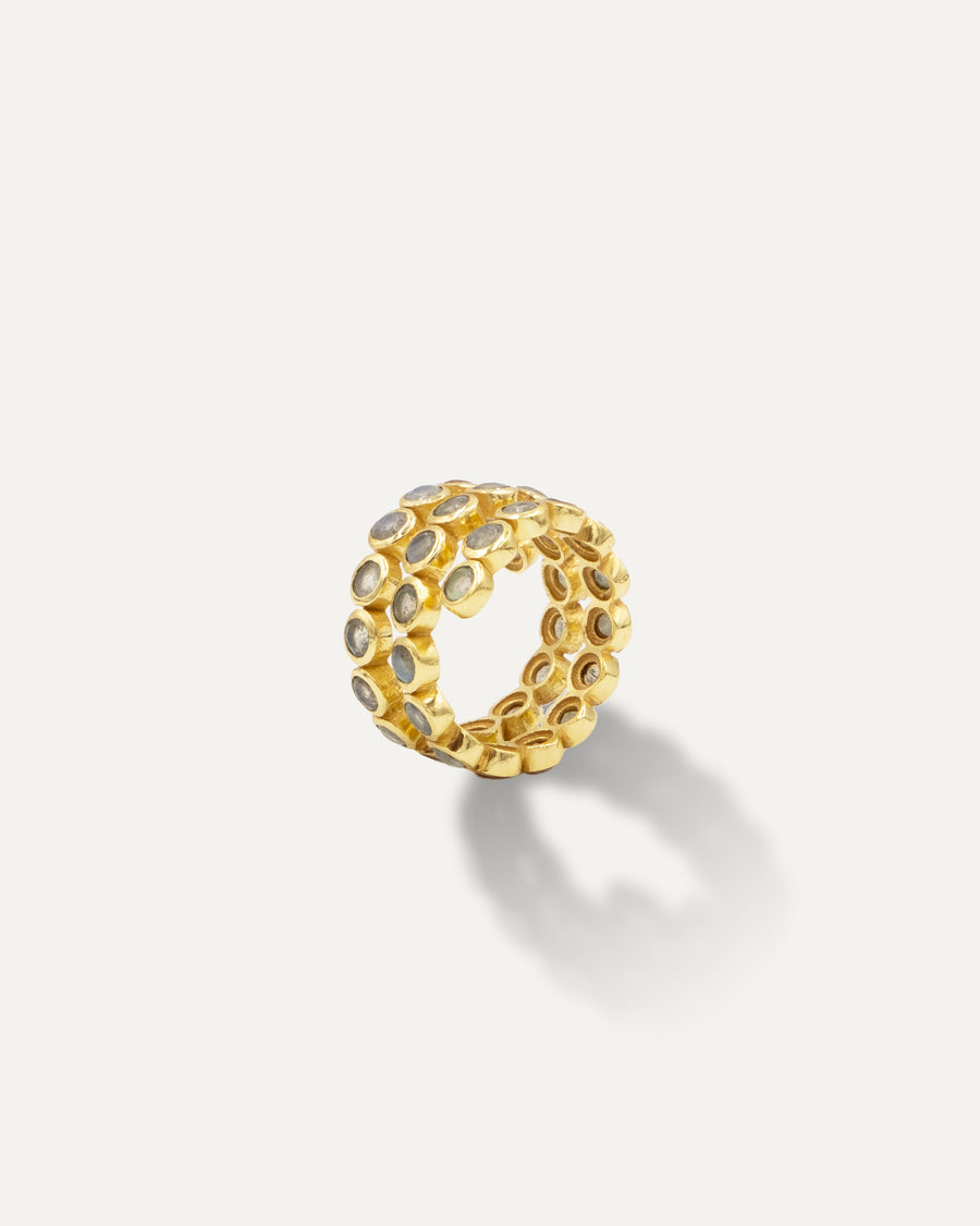 Golden Labradorite Inder Ring