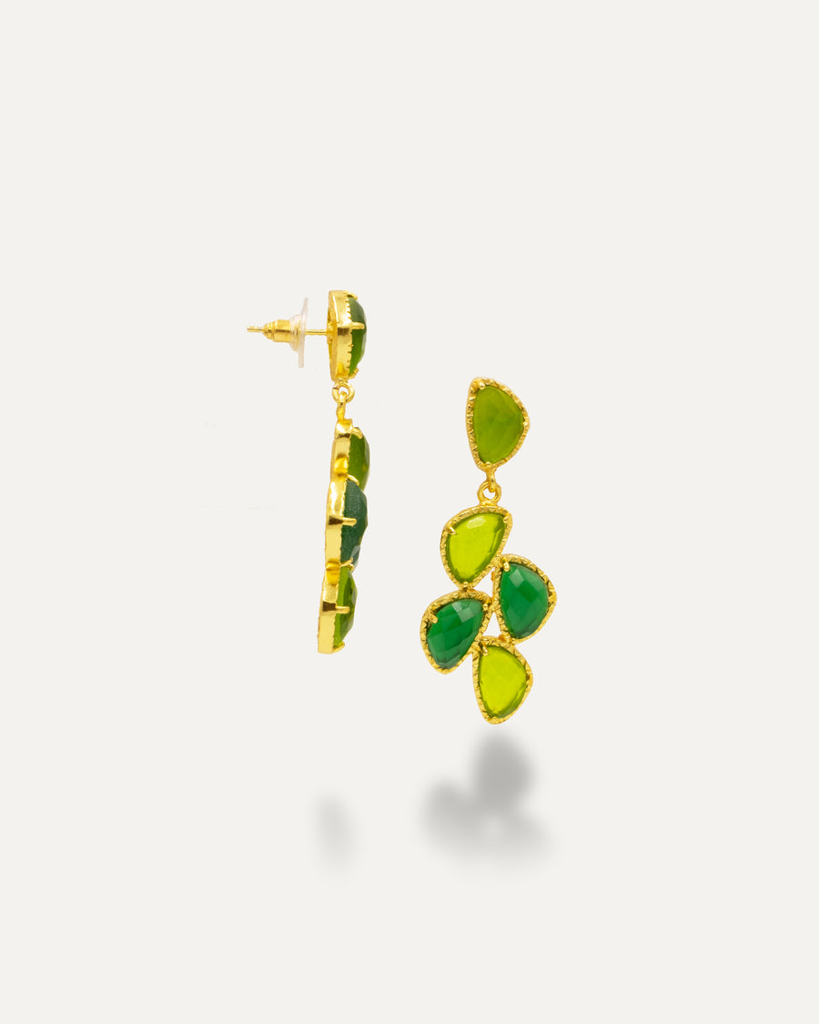 Elegant Green Feel Earrings