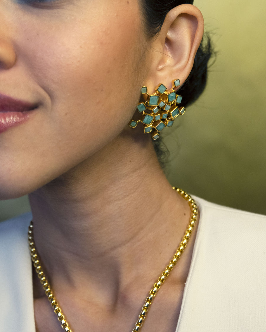 Saura Amazonite Earrings